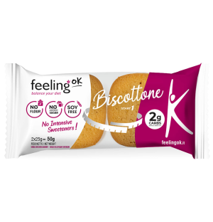 BISCOTTONE VANIGLIA LIMONE START  FEELING OK 2X25 GR