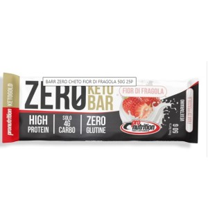 BARRETTA ZERO KETO BAR FIOR DI FRAGOLA PRONUTRITION 50 GR