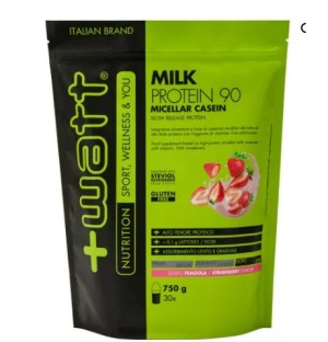 PROTEINE+WATT MILK PROTEIN 90 DOYPACK 750GR FRAGOLA