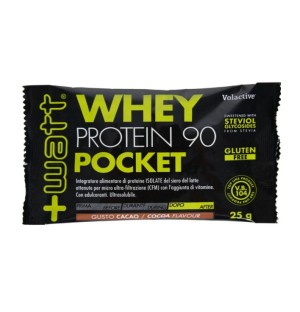 PROTEINE + WATT WHEY PROTEIN 90 POCKET 25 G CACAO