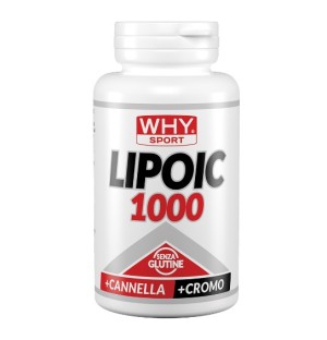 LIPOIC 1000 + CANNELLA+CROMO  60 CPR WHY SPORT