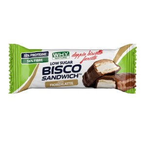 BISCO SANDWICH FIORDILATTE 45 GR WHY NATURE