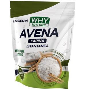 FARINA D'AVENA LOW SUGAR WHY NATURE GUSTO MANDORLA 1 KG