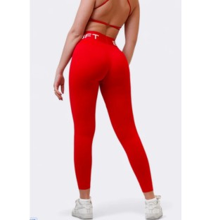 LEGGINS SOFT COLORE ROSSO MISURA M BOMBAFIT